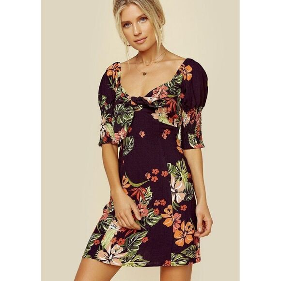 Lost + Wander Aloha Lei Mini Dress XS - Picture 1 of 8